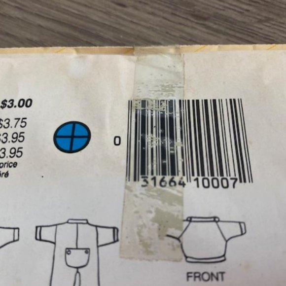 VINTAGE 1980S CABBAGE PATCH KIDS CLOTHING PATTERN - PJS THEME-NEW, NEVER USED - Picture 3 of 4